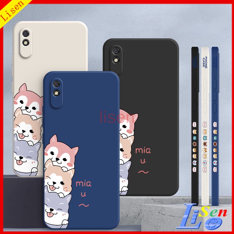 Capinha redmi 9A 8 8a 9 9C 10a 9T 7 Cachorro Fofo Ilustração Capa Telefônica GG