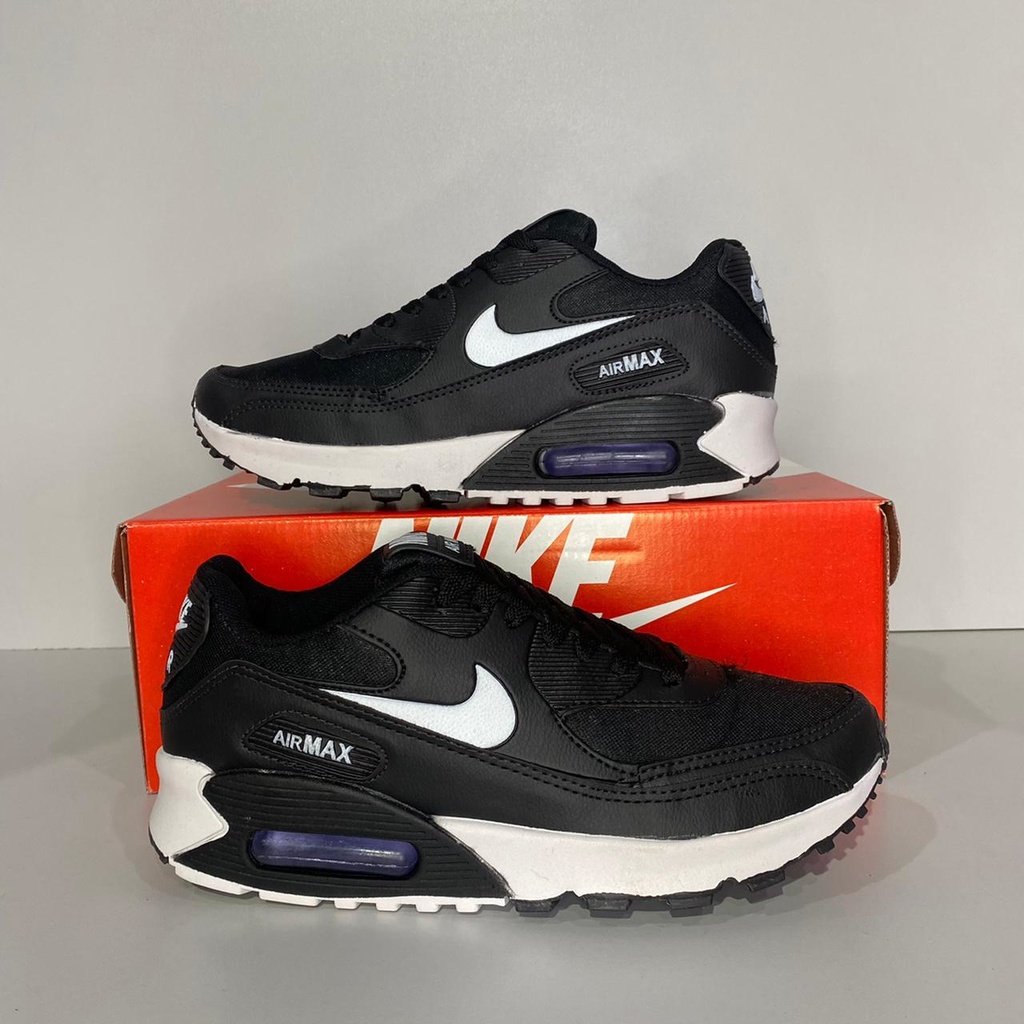 nike air max 90 women's white with black tick