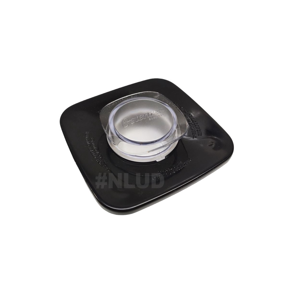 Tampa Quadrada Original p/ Copo de vidro Liquidificador Oster 6844 / 7806 / 7827 / 7881 / 7890 Preta