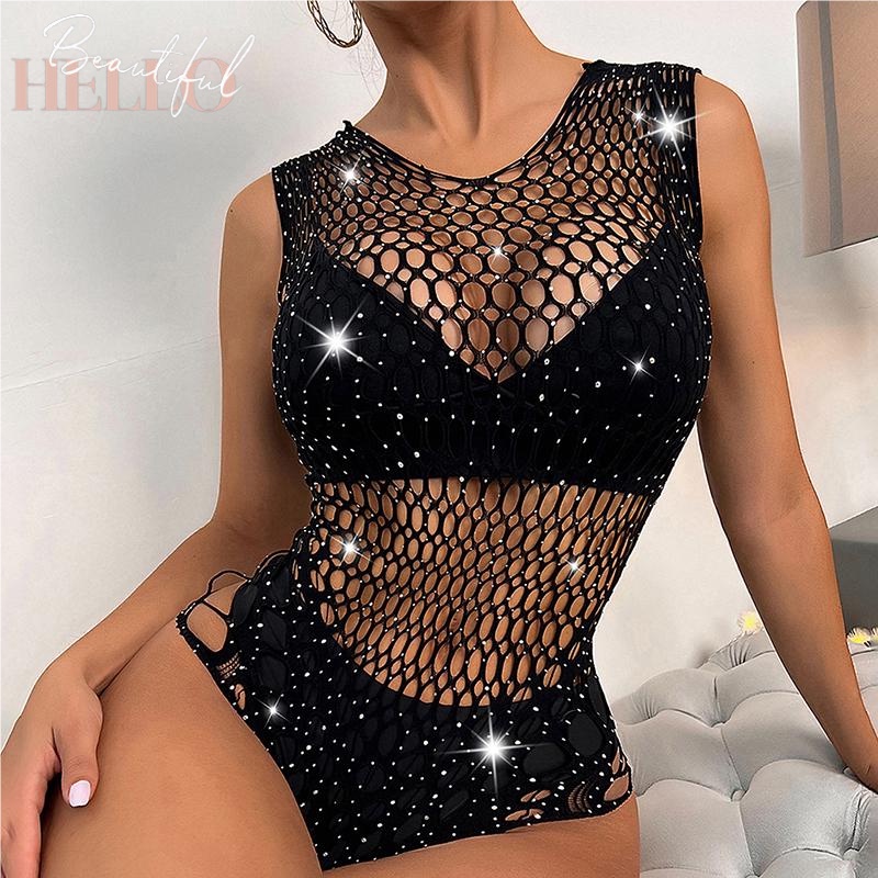 fishnet full bodysuit