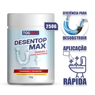 Desentop Max 250g Limpa Fossa Séptica E Caixa De Gordura Togmax em Oferta na Shopee