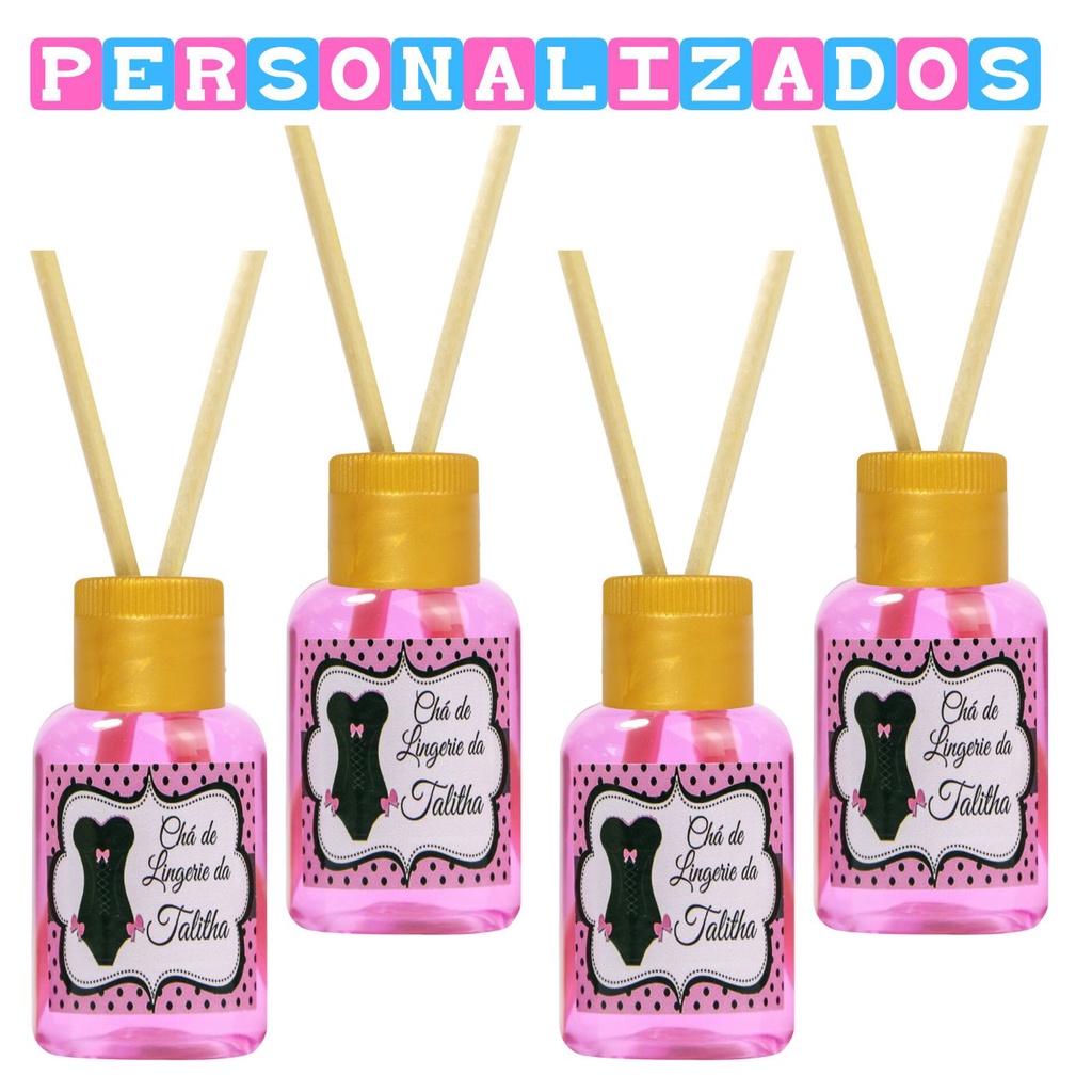 30 Mini Aromatizadores Brindes Para Chá de Cozinha Lingerie Casa Nova e Personalizados