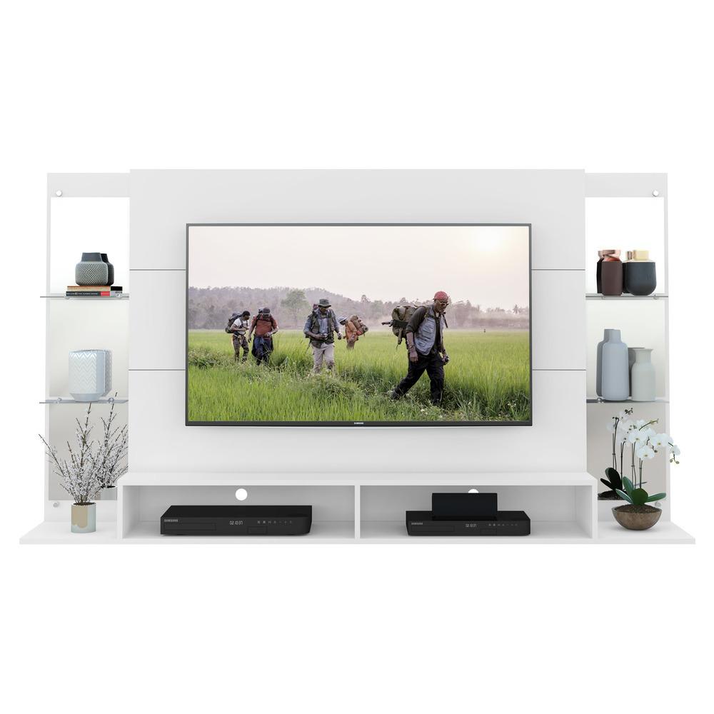 Painel com Espelho para TV até 60" Multimóveis Nairóbi FG3150 Branco em Oferta na Shopee