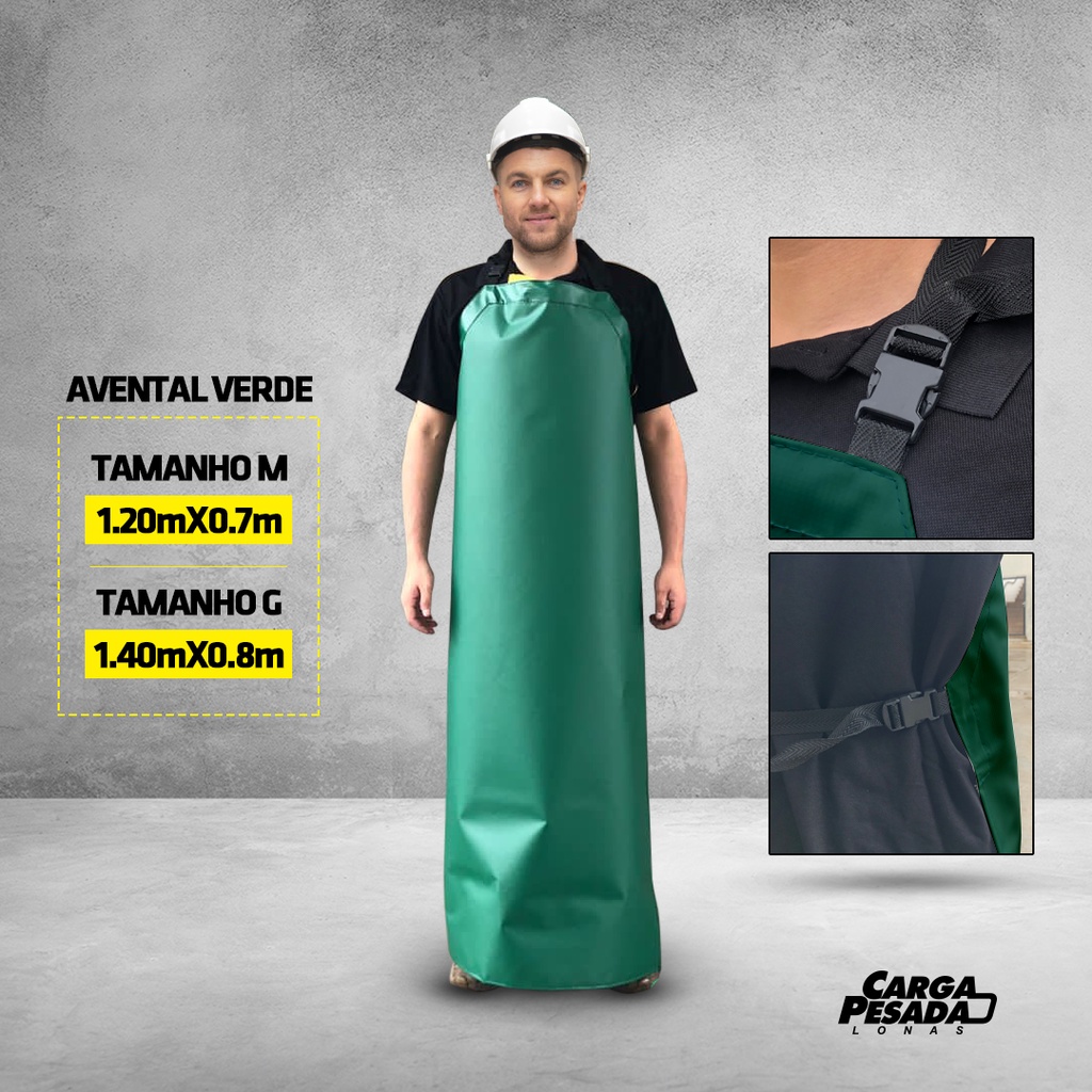 Avental Regulável Ultra Resistente - Lona Impermeável em Oferta na Shopee