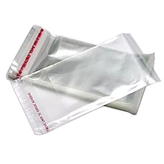100 Saquinhos com aba Adesiva Bopp 5x7 cm + aba