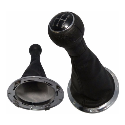 Coifa Com Manopla Cambio Vw Gol G3 Napa / Bola Preta