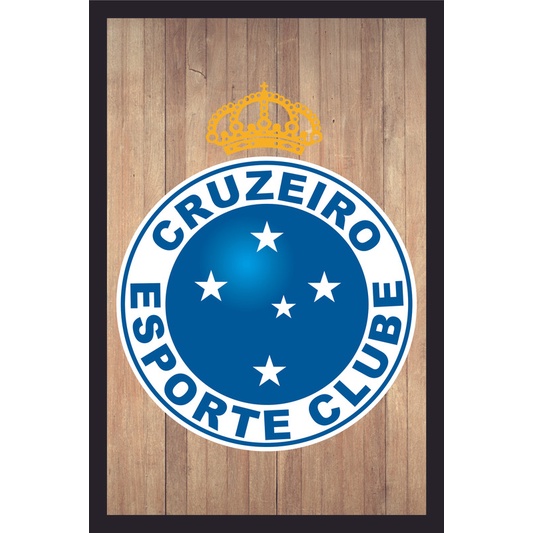 Placa Quadro Decorativo Cruzeiro Mafia Azul Zeiro maior de minas de MDF 6mm (Não empena com tempo) 20x28cm Impressão Direta 01