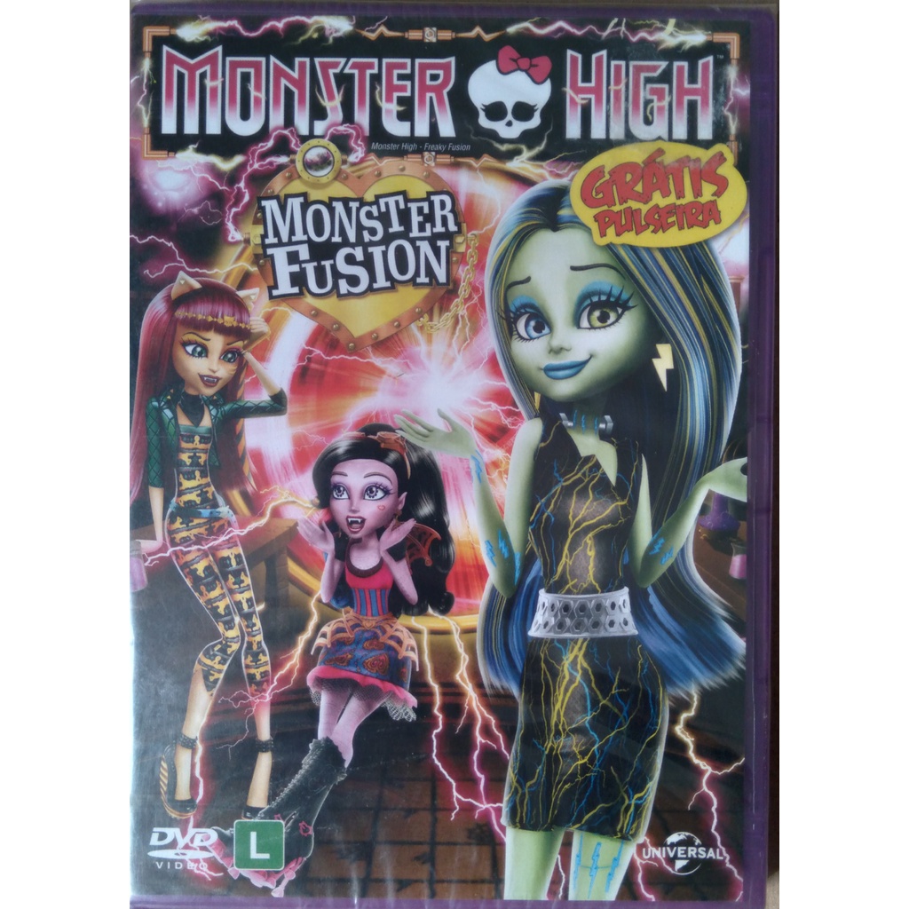 DVD Monster High Monster Fusion - Original Novo e Lacrado