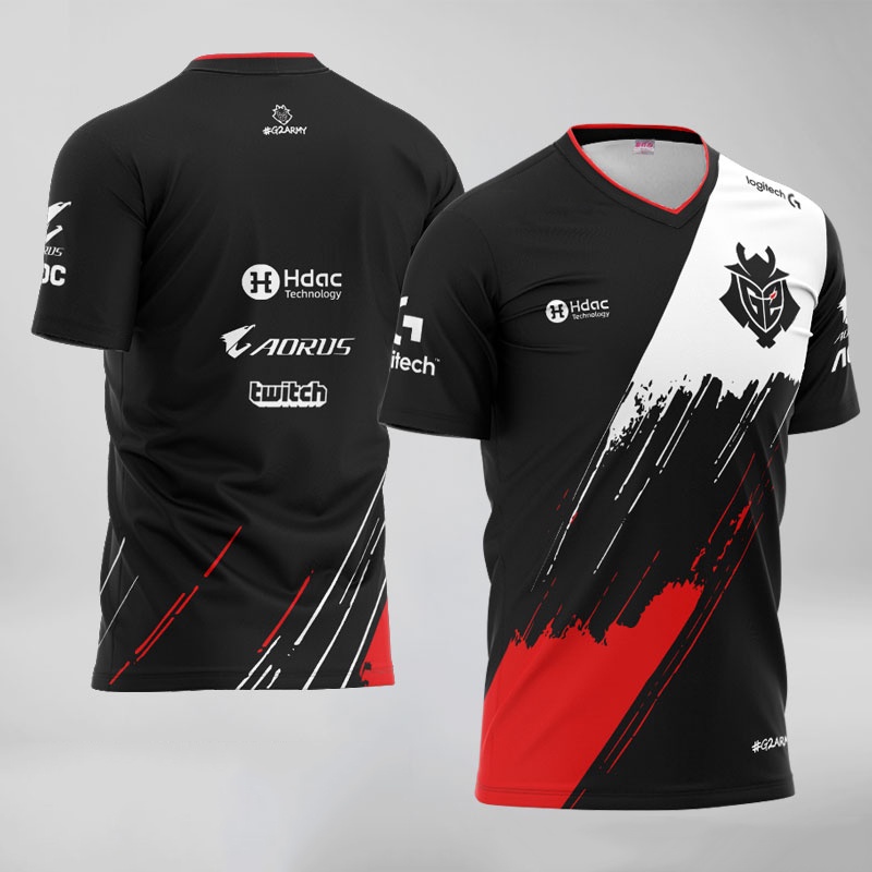 Nova G2 Esports Equipe Uniforme Camiseta 2020 LOL CSGO Jogador De Jogos