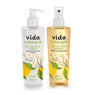 Kit Completo Vida + Energia Flor de Limão Siciliano Jequiti