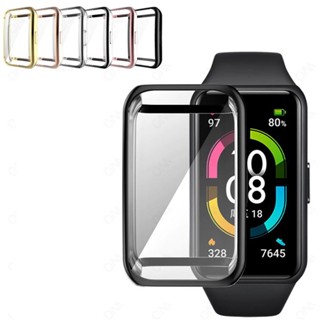 Case para Huawei band 6 e honor band 6 de silicone colorida capinha protetora resistente promocao