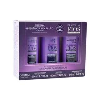 Kit Cadiveu Professional Plástica Dos Fios S- Shampoo e Ativo Plástica do Fios e Máscara