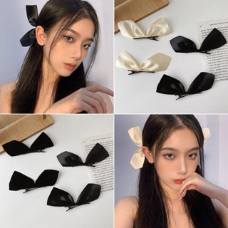 1 Par Meio Tipo De Cartão De Cabelo De Arco Meninas Nova Versão Coreana Do Mesmo Grampo Vermelho Ins Retro Filha Jovem Pato Lateral Acessórios