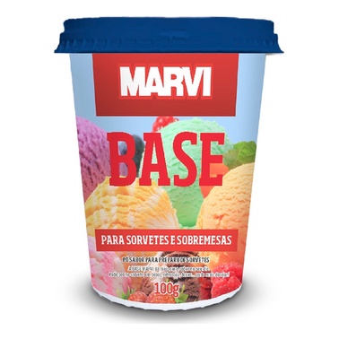 Base para sorvete e recheios