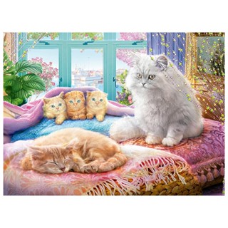 Puzzle 500 peças Duplo - Gatos