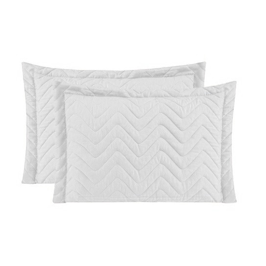 Capa Porta Travesseiro Fronha Matelasse Avulso 70CM x 50CM BRANCO
