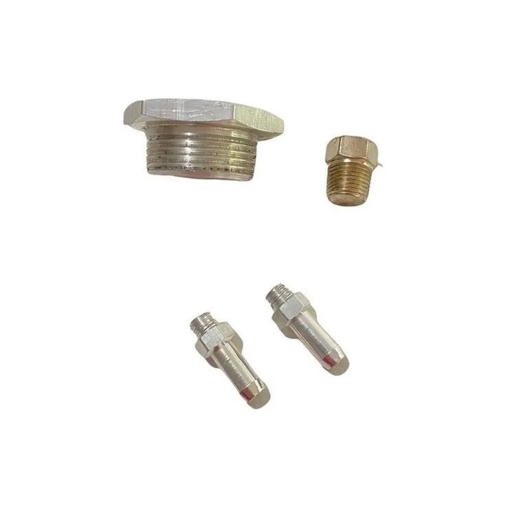 Kit Tampão Válv. Prioridade + Tampão 1/8npt + Niples De Ar M6