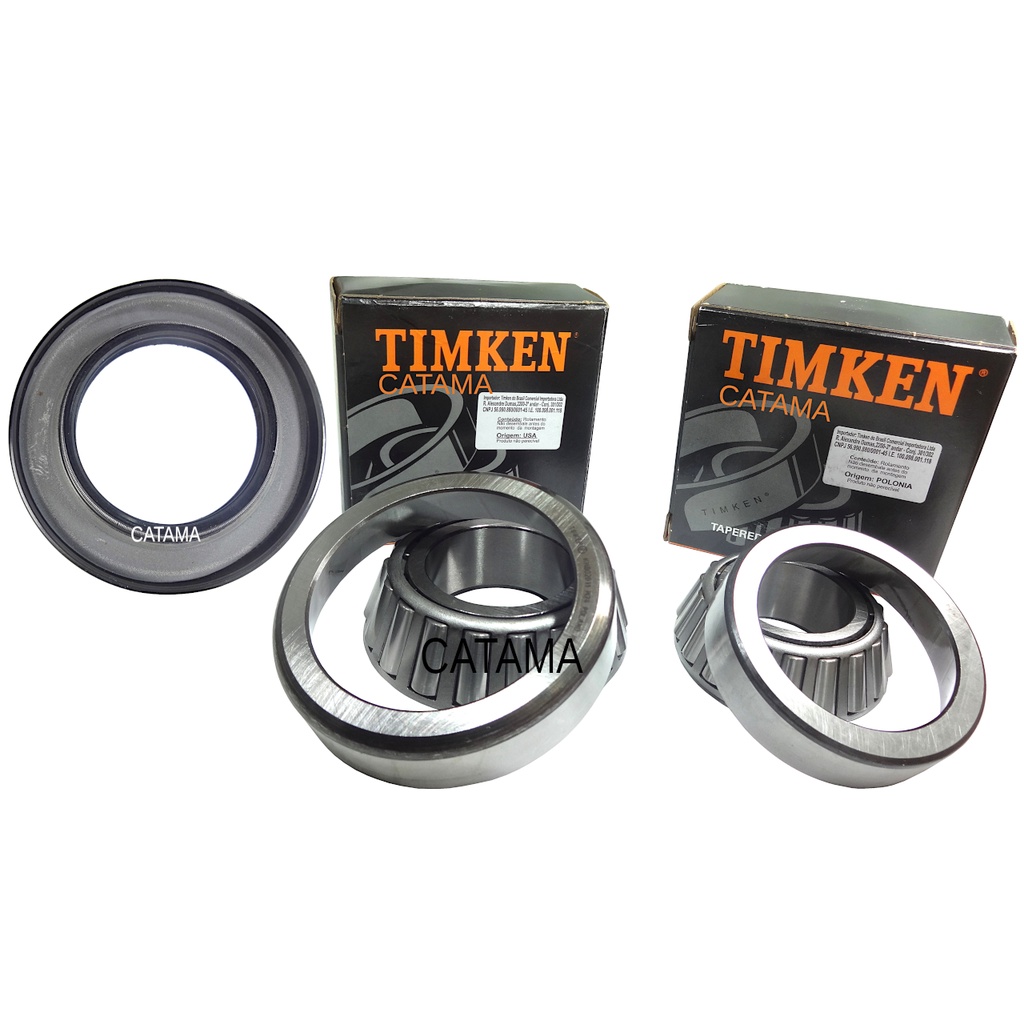 Kit retentor e Rolamentos Diant e Tras Pinhão Diferencial Tras DANA 46 S10 Blazer c20 silverado