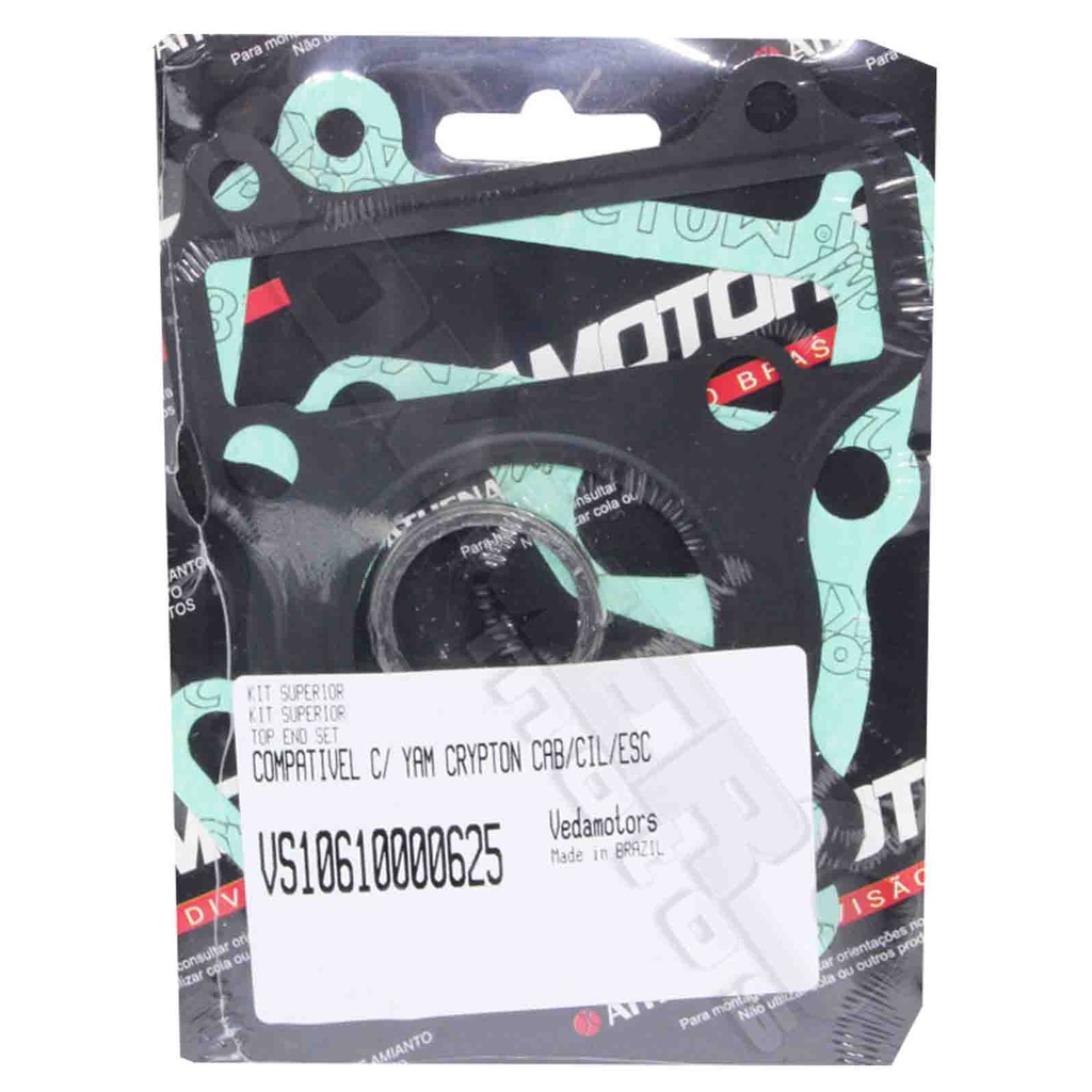 Jogo Junta Superior Kit A Crypton 105/ Zig 110 Vedamotors