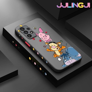 Para Samsung A53 5G A33 5G A73 5G A13 A23 M53 5G M23 M33 5G Capa Fashion Winnie The Pooh Frosted Transparente Borda Dura De Silicone Câmera Macia