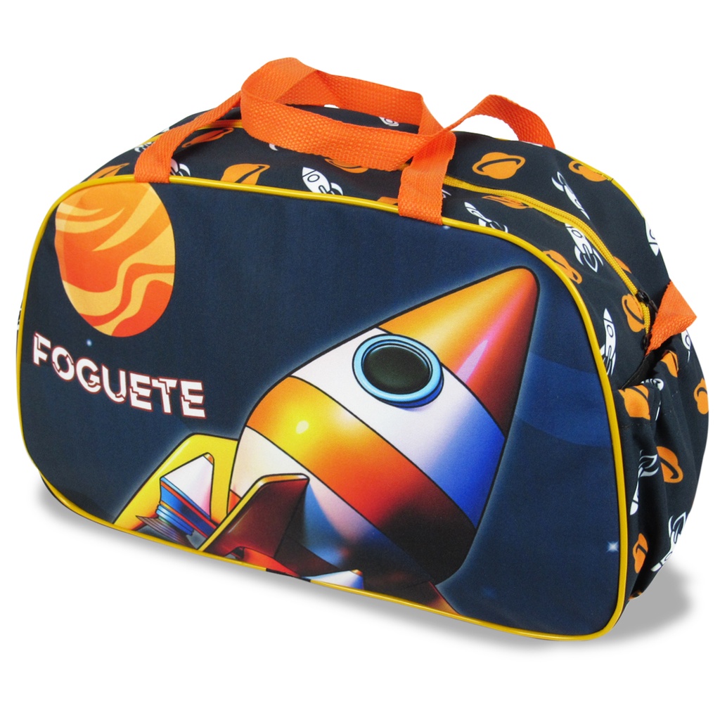 Bolsa Infantil Para Viagem e Passeio Foguete | Shopee Brasil