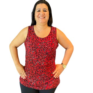 Kit 5 Blusas Feminina Liganete Estampada Moda Evangélica