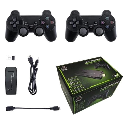 Stick De Vídeo Com Jogos Retrô Clássico Sem Fio 4k