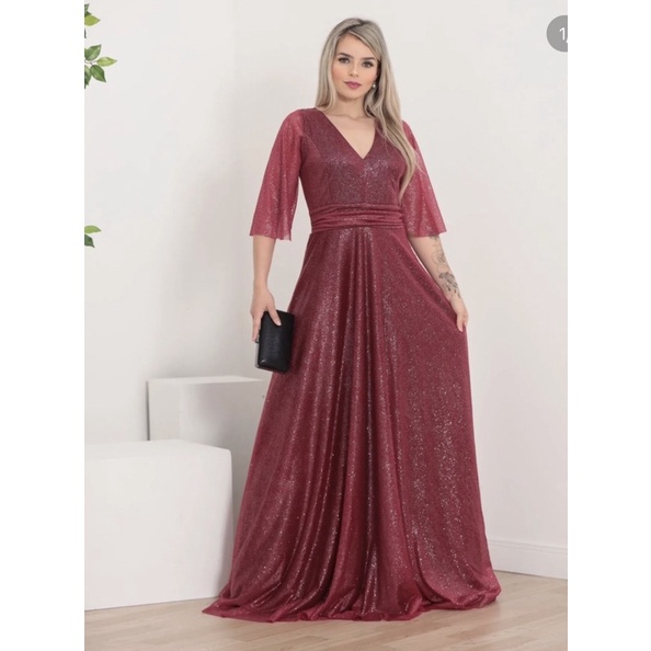 Vestido de best sale madrinha evangelico