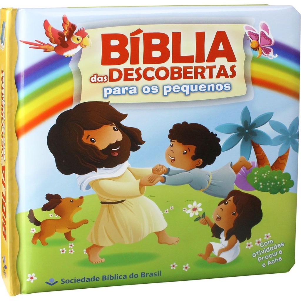 Bíblia das Descobertas para os Pequenos | Capa Almofadada em Oferta na Shopee