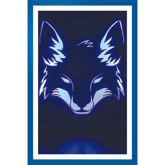 Placa Quadro Decorativo Cruzeiro Mafia Azul Zeiro maior de minas de MDF 6mm (Não empena com tempo) 20x28cm Impressão Direta 74