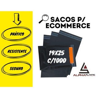 1000 Envelope de Segurança Plástico Preto  19x25  Envelope Ecommerce, Saco Ecommerce, Saco correio, Saco Inviolável em Oferta na Shopee