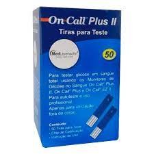 50 Tiras para Medição de Glicose ( 1 TUBETE ) - On Call Plus 2