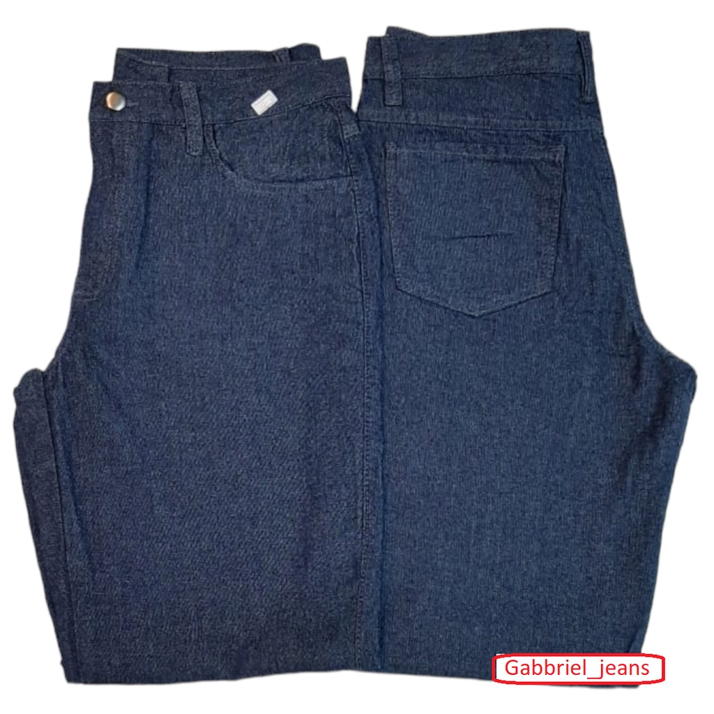 Calça Jeans Masculina tradicional Corte Reto ,plus size c/elastano cód. 268/307