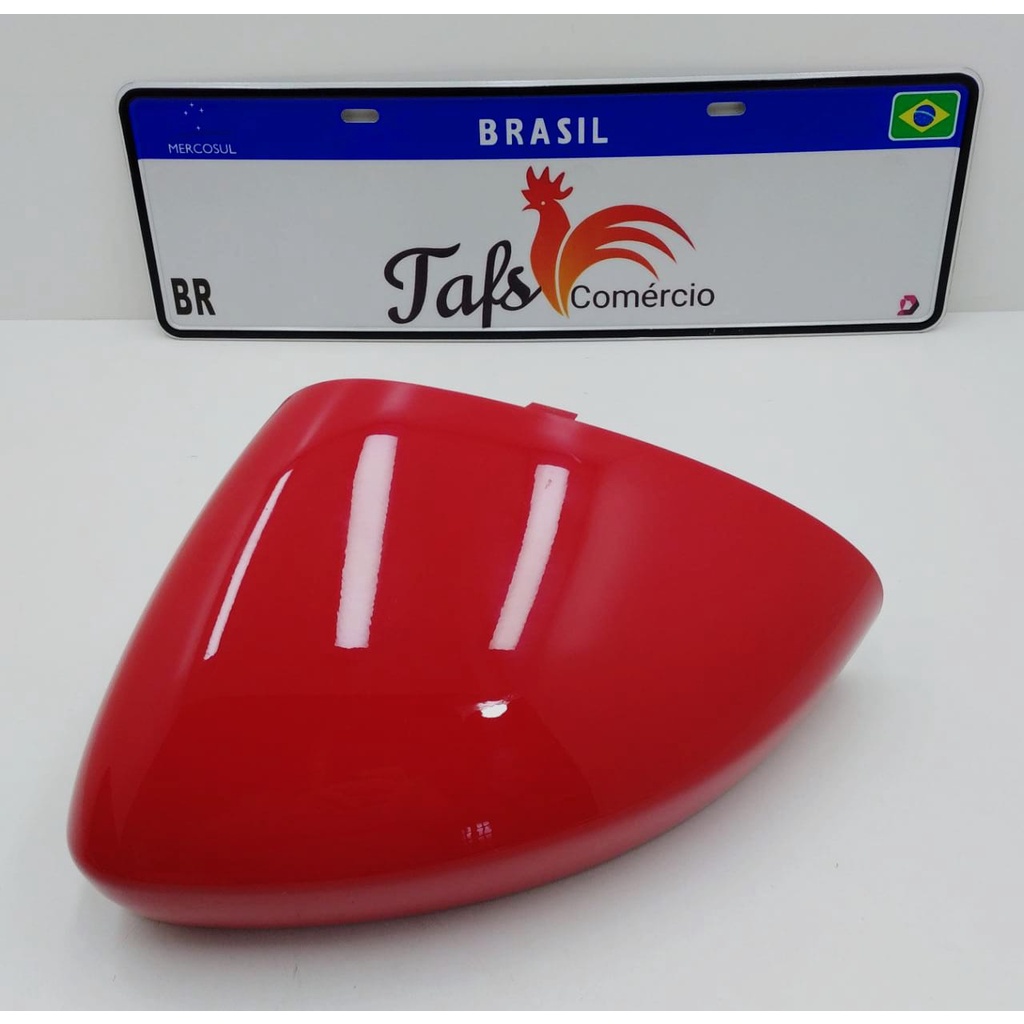 Capa Retrovisor Fiat Argo Cronos Original Metagal LE VErmelho Alpine