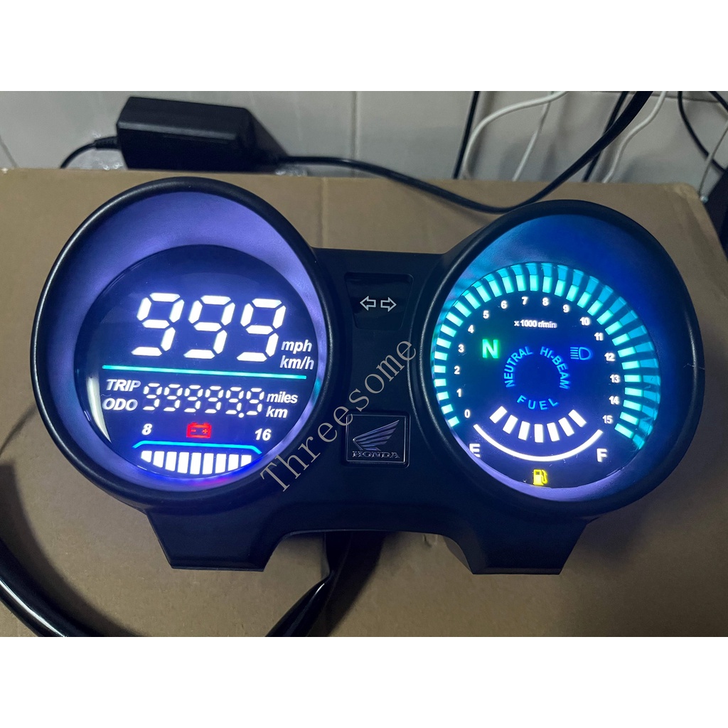 Painel Digital LED Velocímetro Eletrônico De Motocicleta RPM Para O Brasil Honda TITAN 150 CG150 Fan150