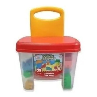 Cadeira Com Blocos Pre Escolares 40 Peças Gulliver - 5022 em Oferta na Shopee