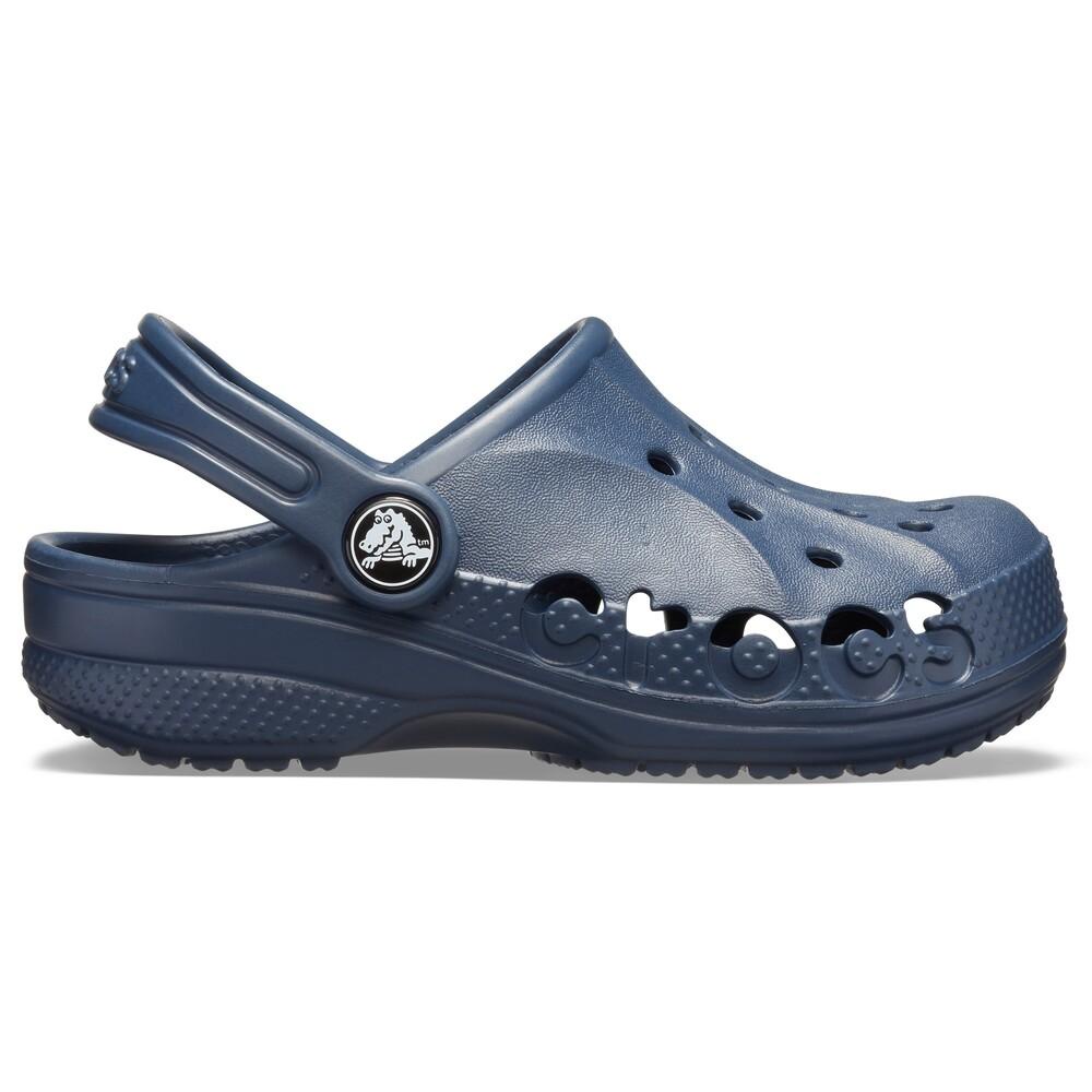 Sandália crocs baya clog kids navy em Oferta na Shopee
