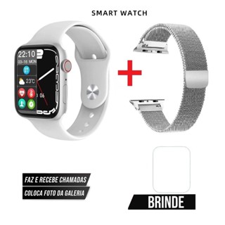 Relógio Branco SmarthWatch X9 Pro Max 2.0 Série 8 C/Pulseira Notificações Troca Foto