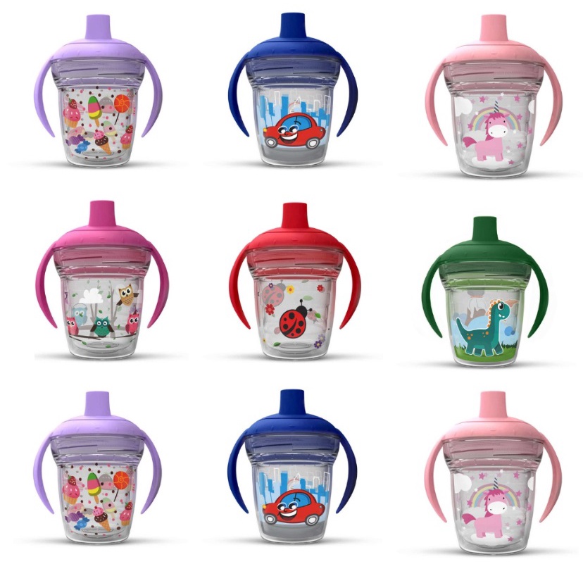 Copo Infantil de Transição 170 ml Treinamento Antivazamento Com Alça em Oferta na Shopee