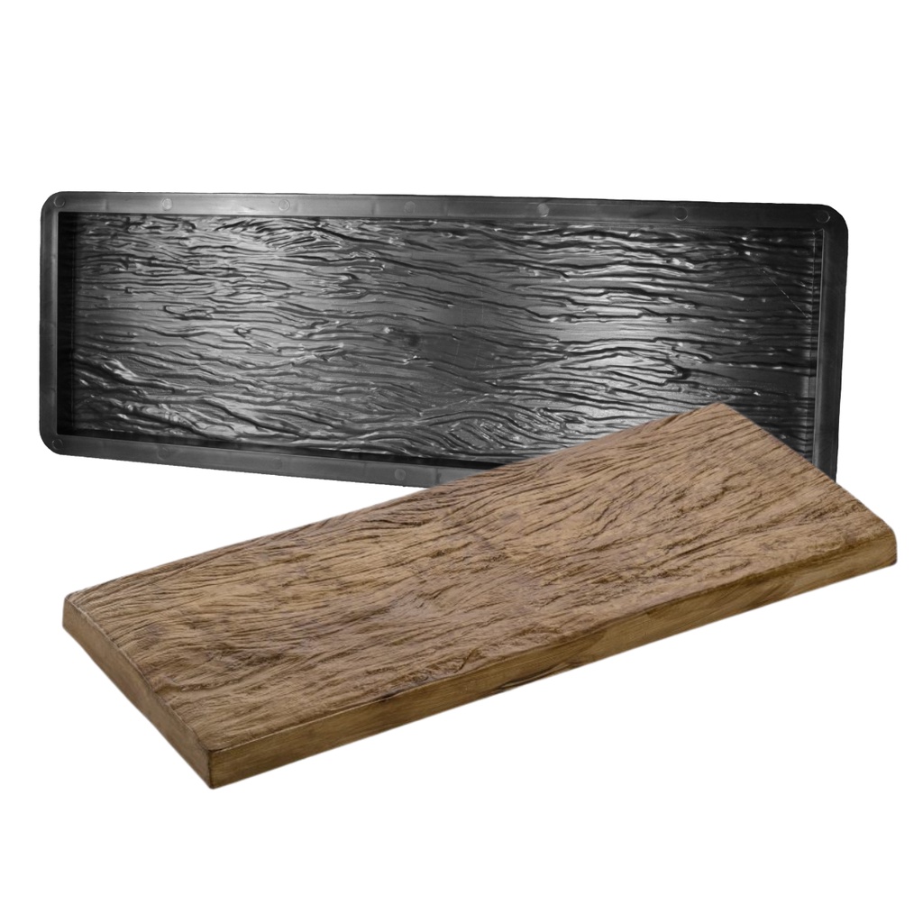 Forma Pisante calçada Amadeirado Madeira Concreto Tábua em Oferta na Shopee