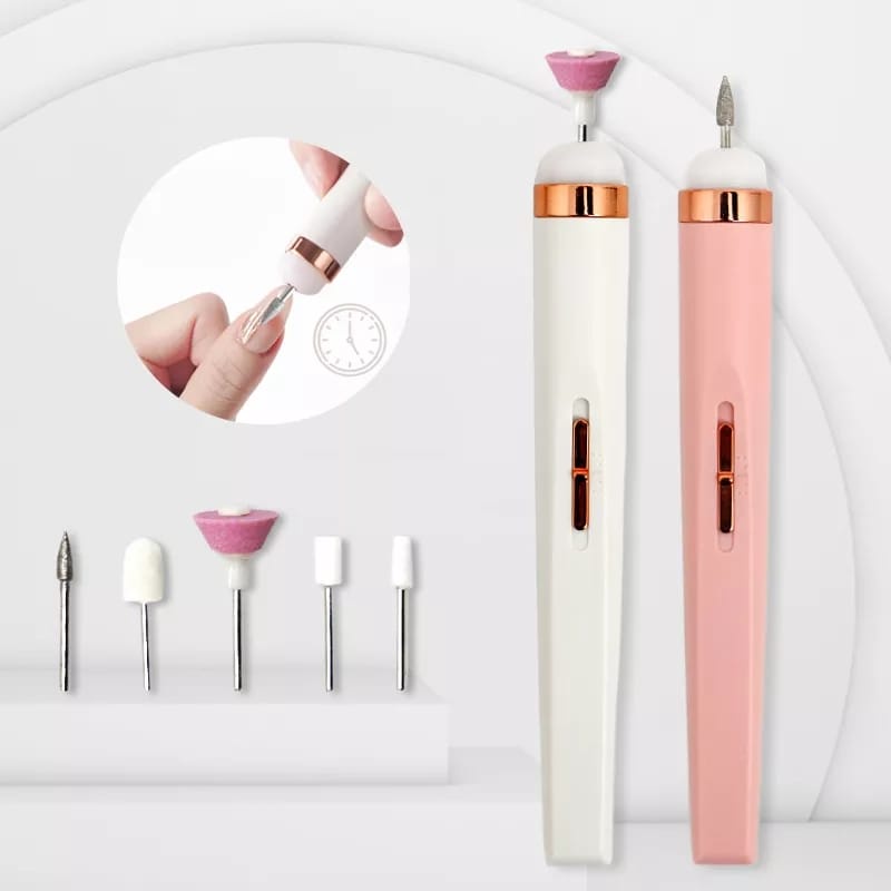 Lixadeira Elétrica Unhas Sem Fio Portátil Manicure Pedicure Caneta Artística Leve em Oferta na Shopee