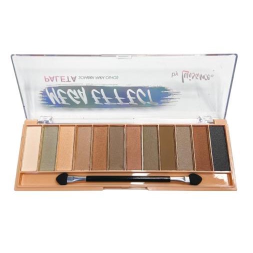 Paleta De Sombras Para Olhos Mega Effect Luisance Cores Shopee Brasil