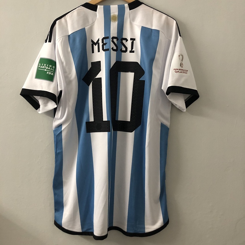 Versão Dos Fãs Argentina Jerseys Football 2022 Copa Do Mundo Camisas De Futebol Thai Men Messi
