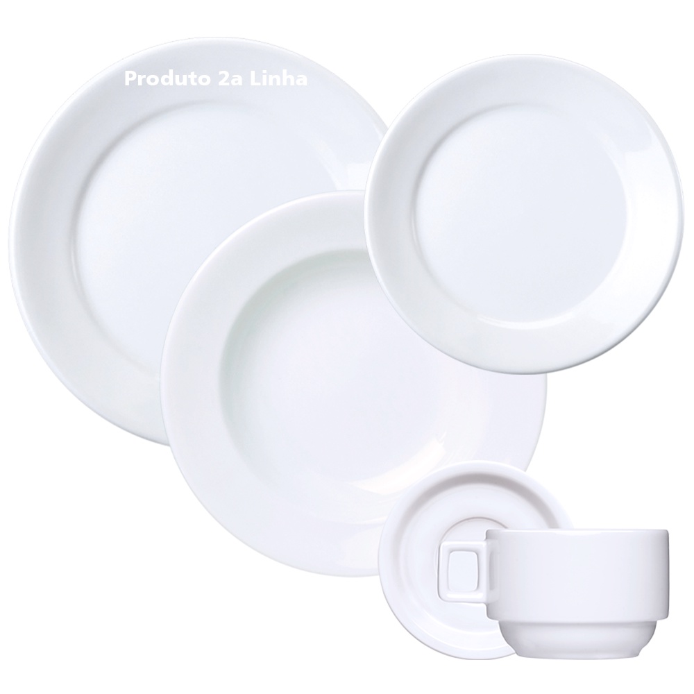 Jogo Jantar Cha 30 Pecas Economico 6 Lugares Bar Hotel Germer 2a Linha em Oferta na Shopee