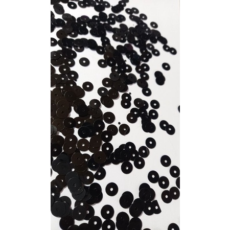 Paete preto brilhante 6mm em Oferta na Shopee