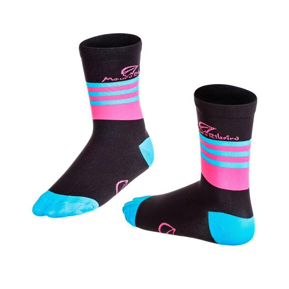 Meia Mauro Ribeiro Cano Alto Retrô em Oferta na Shopee