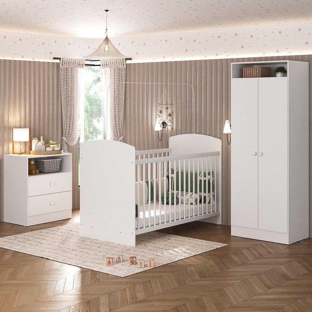 Quarto Infantil Completo Doçura Multimóveis Branco em Oferta na Shopee
