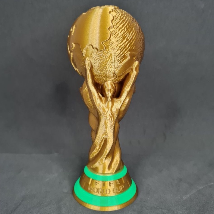 Taça Copa do Mundo em impressão 3D