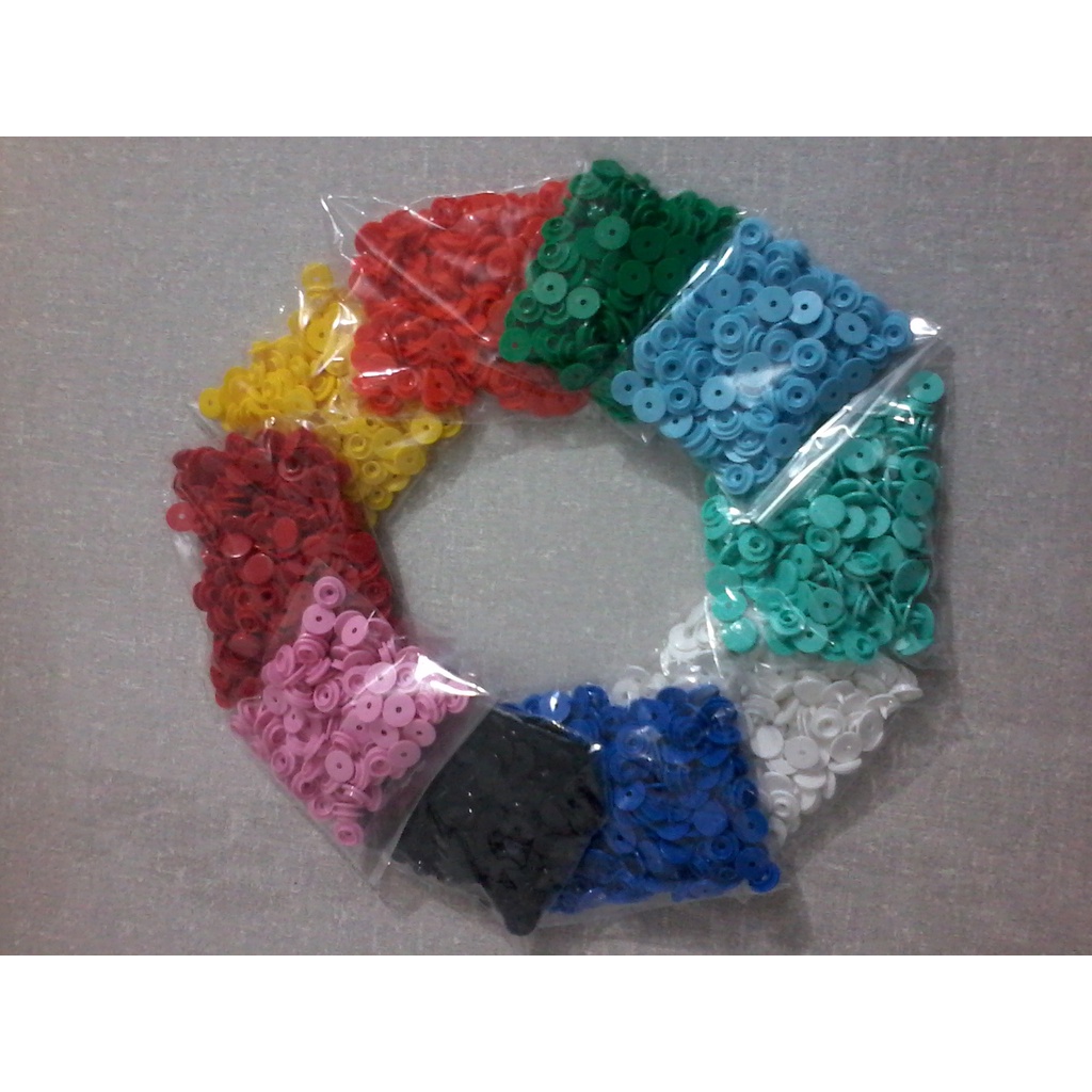 Botão Ritas com 50 unidades Tic Tac Tam 10 várias cores em Oferta na Shopee