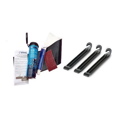 Kit Reparo Ciclismo Remendo Ev-01+ 3 Espátulas Zéfal em Oferta na Shopee